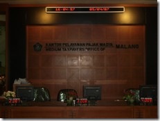 KPP Madya Malang thumb1 Mesin Antrian di Kantor Pajak
