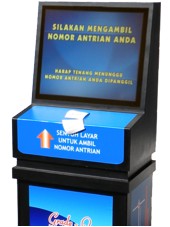Silahkan mengambil nomor antrian dan duduk menunggu
