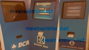 mesin antrian bank BCA, BNI, BI