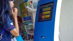 Bingung di mesin antrian kantor pajak